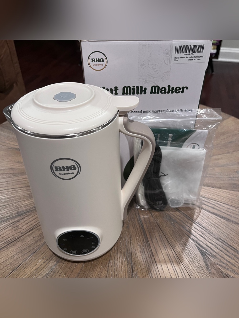 BHG Nut Milk Maker Machine 40 Oz Almond Oat Soy Plant-Based Milk Maker – Ivory